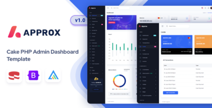Approx  -  CakePHP Admin & Dashboard Template