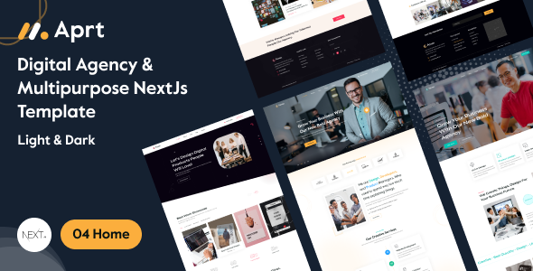 Aprt - Digital Agency & Multipurpose React Nextjs Template Aprt - Digital Agency & Multipurpose React Nextjs Template