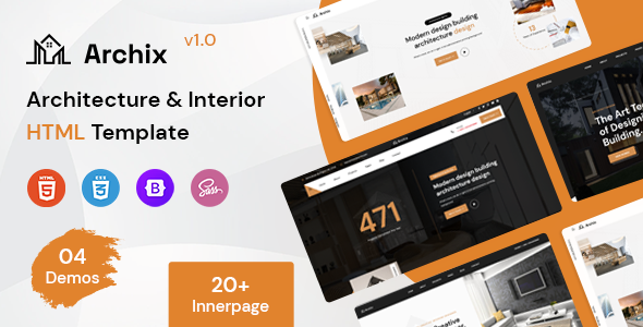 Archix - Architecture & Interior HTML Template Archix - Architecture & Interior HTML Template