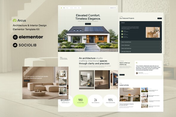 Arcus - Architecture & Interior Design Elementor Template Kit Arcus - Architecture & Interior Design Elementor Template Kit