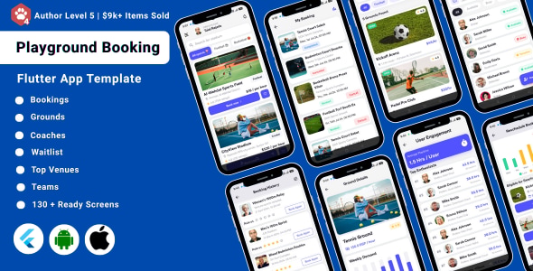 ArenaGo | Playground and Sports Venue Booking Flutter App UI Kit ArenaGo | Playground and Sports Venue Booking Flutter App UI Kit