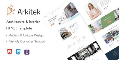 Arkitek - Architecture & Interior HTML5 Template