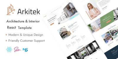 Arkitek - Architecture & Interior React Template
