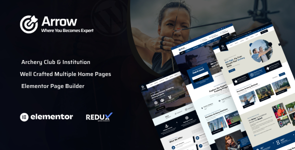 Arrow - Archery Club & Sports WordPress Theme + RTL Arrow - Archery Club & Sports WordPress Theme + RTL