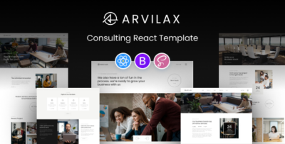 Arvilax - Business Consulting React Template