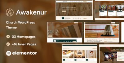 Awakenur - Religion and Church WordPress Theme