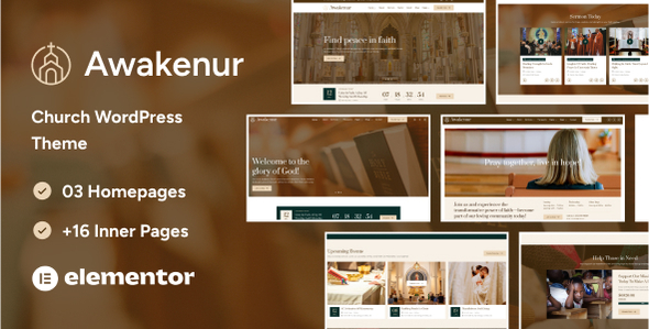 Awakenur – Religion and Church WordPress Theme Awakenur – Religion and Church WordPress Theme
