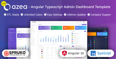 Azea - Angular Admin & Dashboard Template