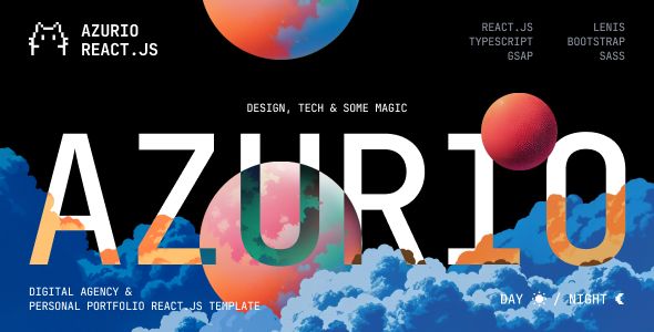 Azurio - Digital Agency & Portfolio ReactJs Template Azurio - Digital Agency & Portfolio ReactJs Template