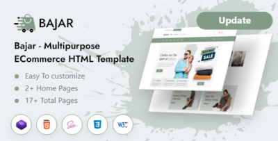 Bajar - Multipurpose eCommerce HTML5 Bootstrap Template