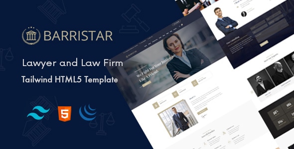 Barristar – Tailwind Lawyers and Law Firm HTML5 Template Barristar – Tailwind Lawyers and Law Firm HTML5 Template