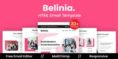 Belinia Agency - Multipurpose Responsive Email Template