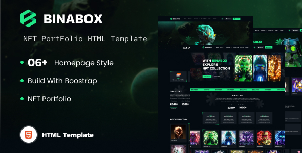 Binabox | NFT Portfolio HTML Template Binabox | NFT Portfolio HTML Template
