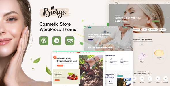 Biorga - Elementor Beauty Cosmetics Shop WordPress Theme Biorga - Elementor Beauty Cosmetics Shop WordPress Theme