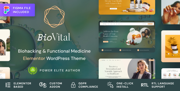 BioVital - Functional Medicine Doctor WordPress Theme BioVital - Functional Medicine Doctor WordPress Theme
