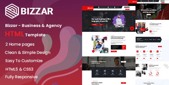 Bizzar - Business & Agency HTML Template Bizzar - Business & Agency HTML Template