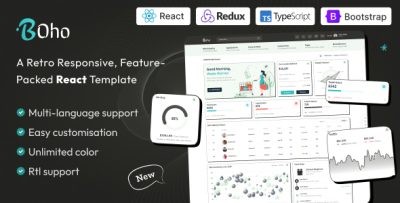 Boho - React JS Admin Dashboard Template