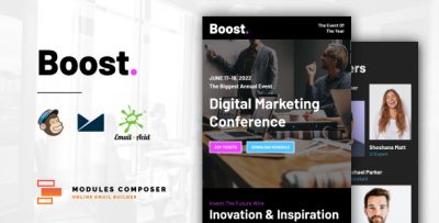Boost - Responsive Email for Events & Conferences