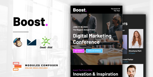 Boost - Responsive Email for Events & Conferences Boost - Responsive Email for Events & Conferences