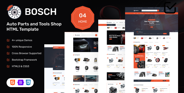 Bosch-AutoParts & Accessories HTML Template Bosch-AutoParts & Accessories HTML Template