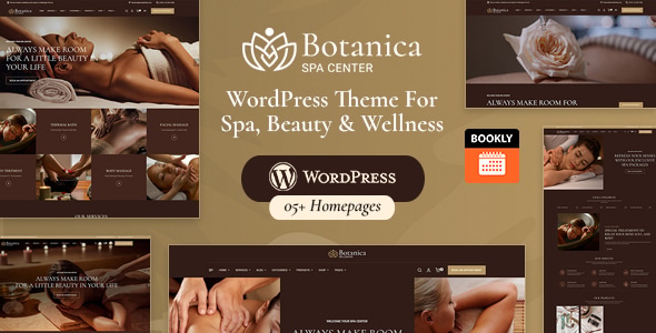 Botanica - WordPress Theme For Spa, Beauty & Wellness Botanica - WordPress Theme For Spa, Beauty & Wellness
