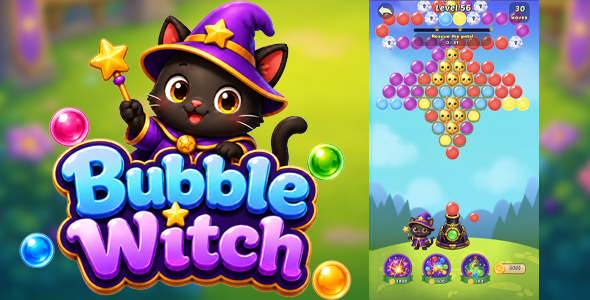 Bubble Witch - 1000 Levels HTML5 Game Bubble Witch - 1000 Levels HTML5 Game