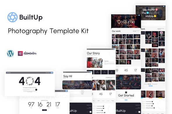 BuiltUp - Photography Template Kit BuiltUp - Photography Template Kit