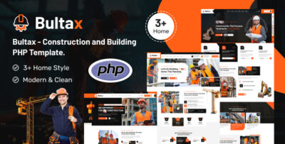 Bultax - Construction and Building PHP Template
