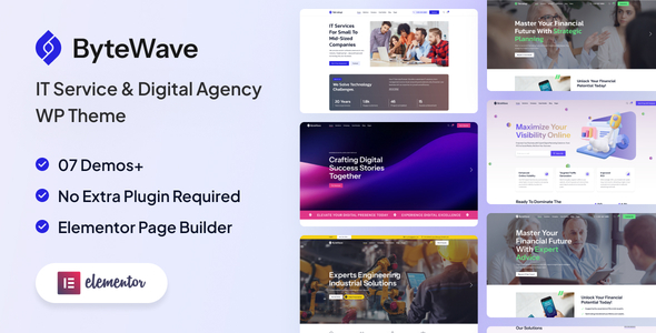 Bytewave - IT Services & Digital Agency WordPress Theme Bytewave - IT Services & Digital Agency WordPress Theme