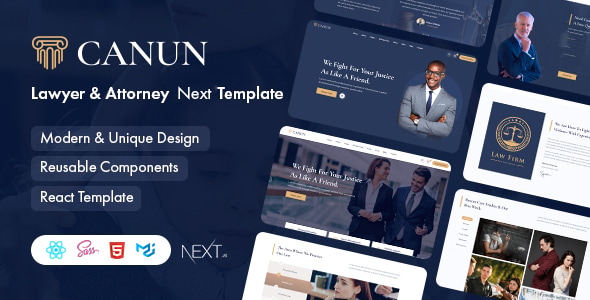 Canun - Lawyer and Attorney Next Js Template Canun - Lawyer and Attorney Next Js Template