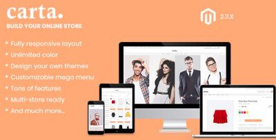Carta - Clean, Responsive Magento 2 Fashion Theme