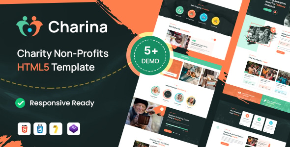 Charina - Charity and Nonprofit HTML5 Template Charina - Charity and Nonprofit HTML5 Template