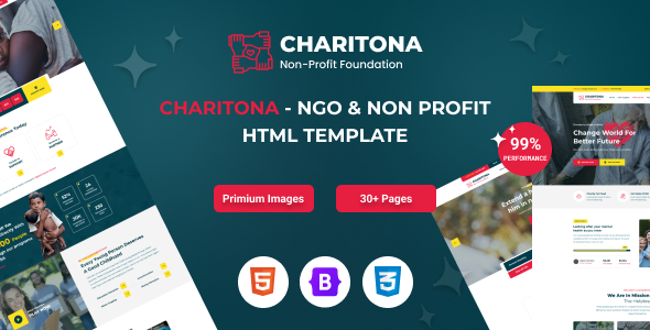 Charitona - Charity & Nonprofit HTML Template Charitona - Charity & Nonprofit HTML Template