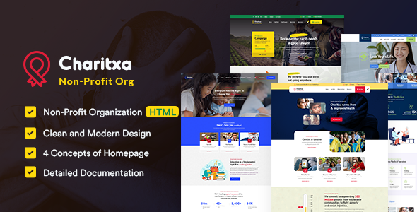 Charitxa | Multipurpose Nonprofit HTML Template Charitxa | Multipurpose Nonprofit HTML Template