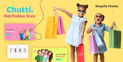 Chutti - Kids, Baby shop Shopify Theme