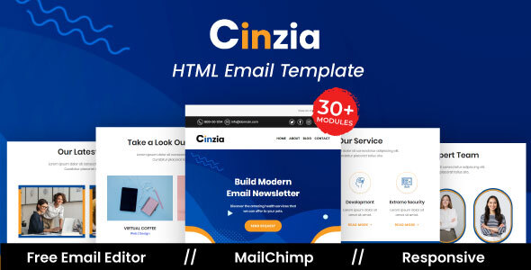Cinzia Agency - Multipurpose Responsive Email Template Cinzia Agency - Multipurpose Responsive Email Template