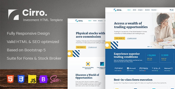 Cirro - Forex and Finance HTML Template Cirro - Forex and Finance HTML Template