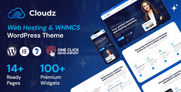 Cloudz - Web Hosting and WHMCS WordPress Theme Cloudz - Web Hosting and WHMCS WordPress Theme