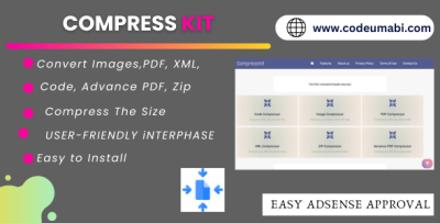 Compress Kit - All in One [Pdf, Image,  Code, XML, ZIP] Compresser