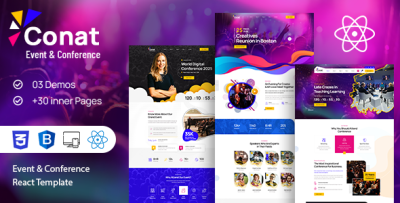 Conat | Event & Conference React Template