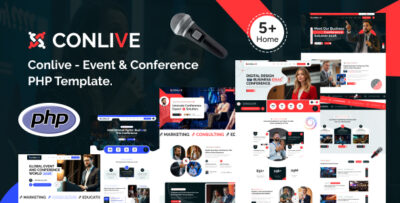 Conlive - Event & Conference PHP Template