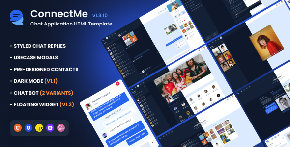 ConnectMe - Chat Application HTML Template ConnectMe - Chat Application HTML Template