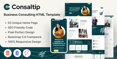Consaltip - Business Consulting HTML5 Template