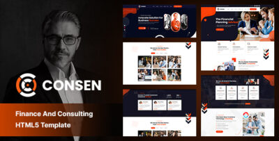 Consen - Finance and Consulting Template.