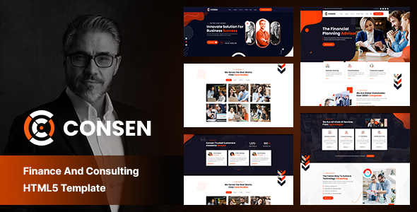 Consen – Finance and Consulting Template. Consen – Finance and Consulting Template.