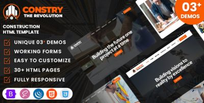 Constry - Construction HTML Template