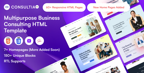 Consultia - Multipurpose Business Consulting HTML Template Consultia - Multipurpose Business Consulting HTML Template