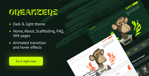 Creakzers - NFT Project Marketing Website Creakzers - NFT Project Marketing Website
