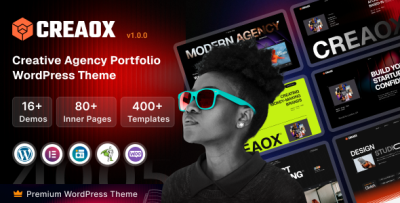 Creaox - Creative Agency Portfolio WordPress Theme