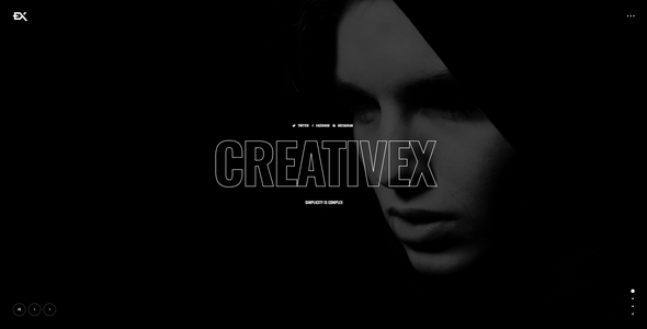 Creativex - A Bold Portfolio Template Creativex - A Bold Portfolio Template